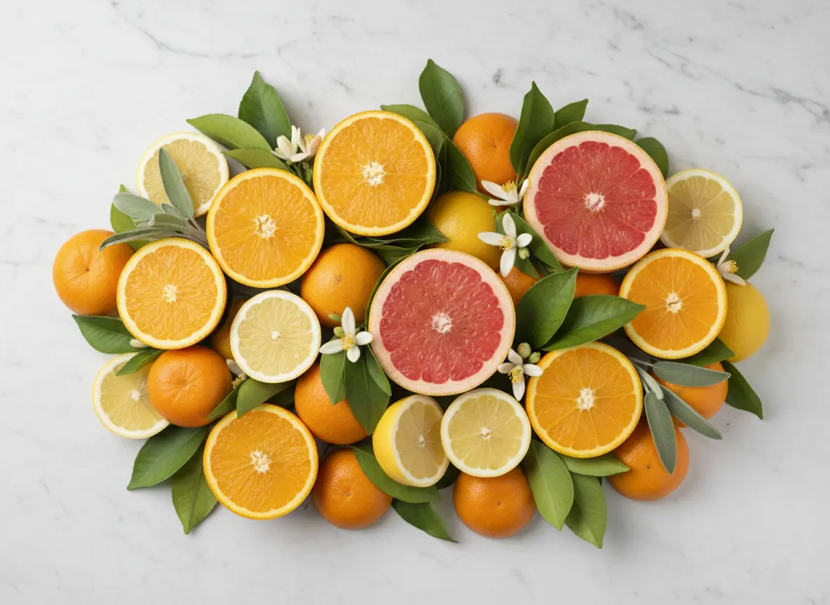 Ingredientes de Citrus Fresh Young Living - mezcla cítrica fresca y esencia natural