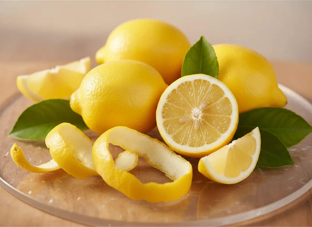 Ingredientes de Lemon Young Living - limón fresco y esencia cítrica natural