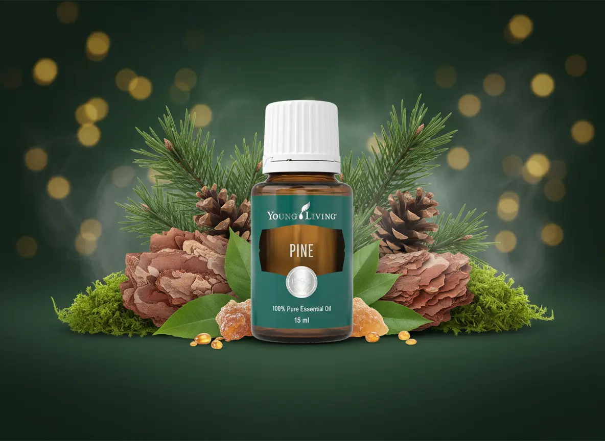 Pine Young Living España - Aceite esencial (Pinus sylvestris) con aroma fresco y herbáceo