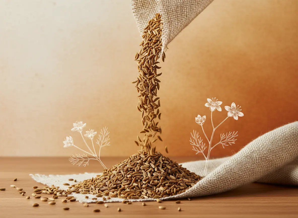 Ingrediente principal de Caraway Young Living - aceite esencial puro de alcaravea