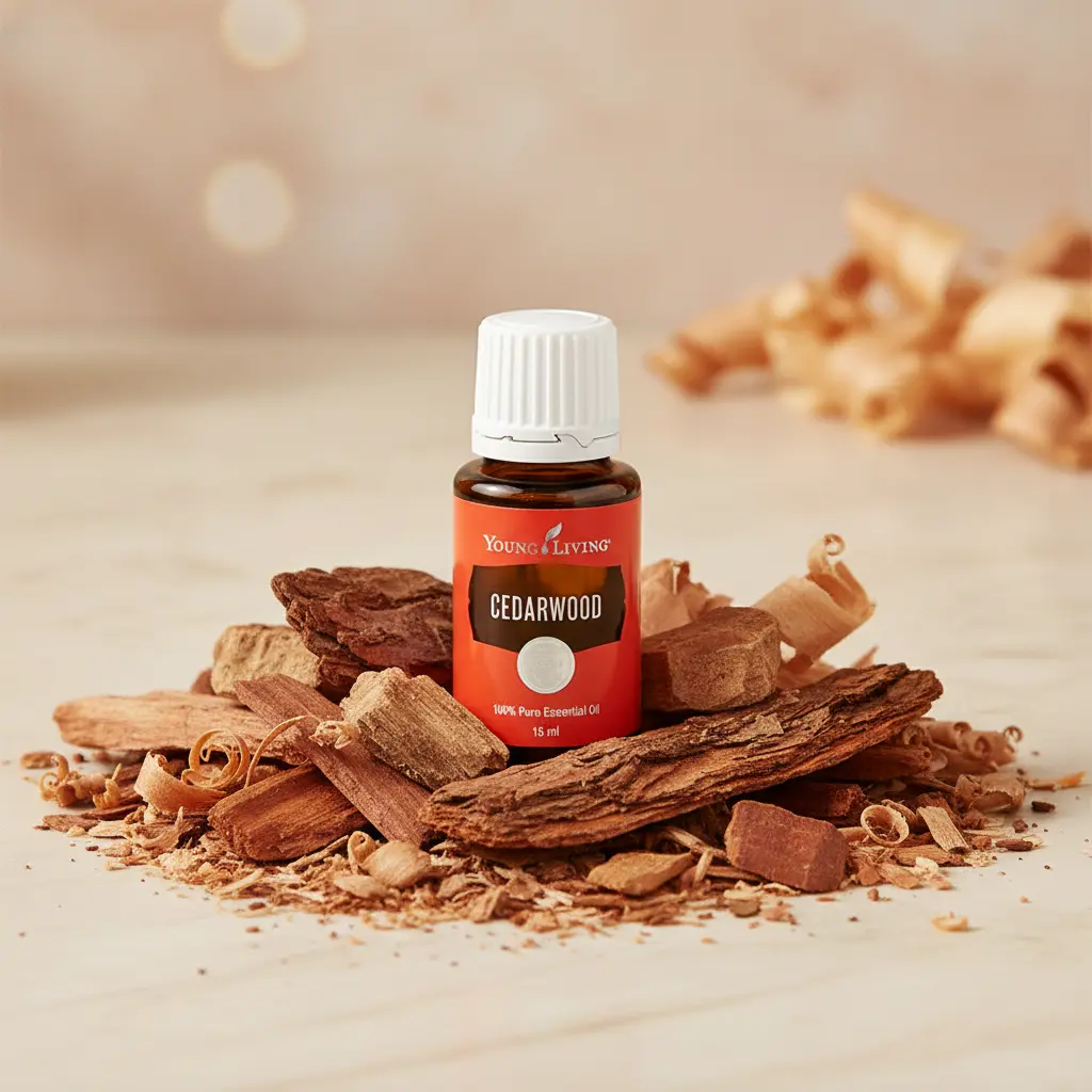 Cedarwood Young Living España - Aceite esencial premium con aroma cálido y amaderado