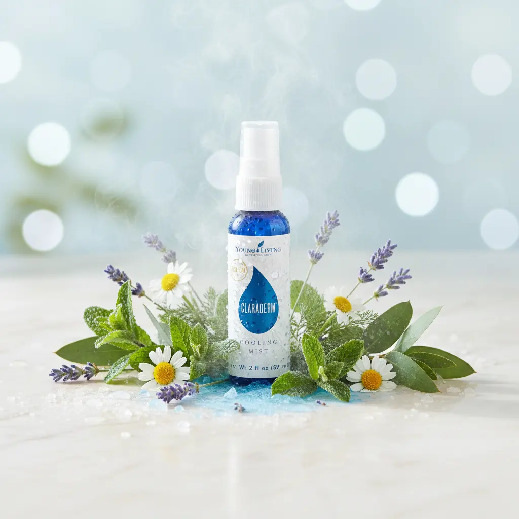 ClaraDerm Spray - Bruma facial premium con aceites esenciales Young Living