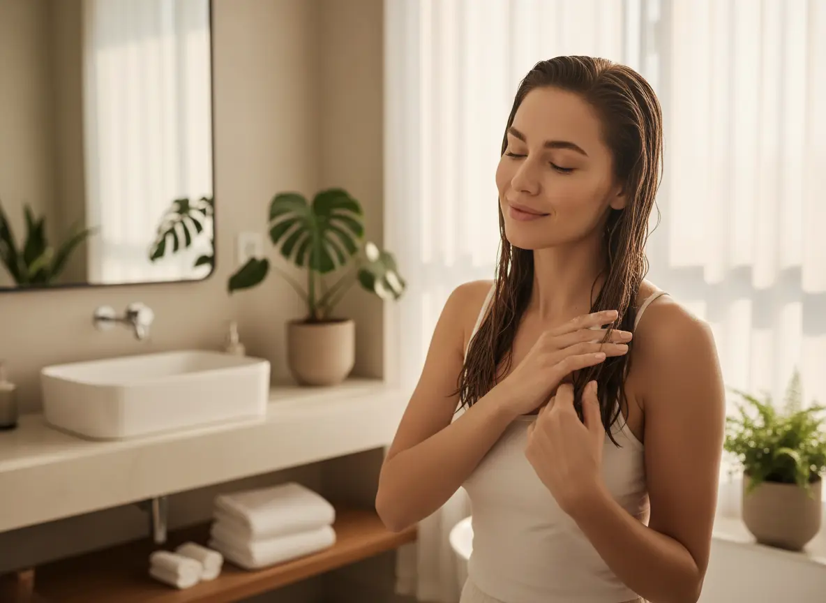 Cuidado del cabello con productos Young Living