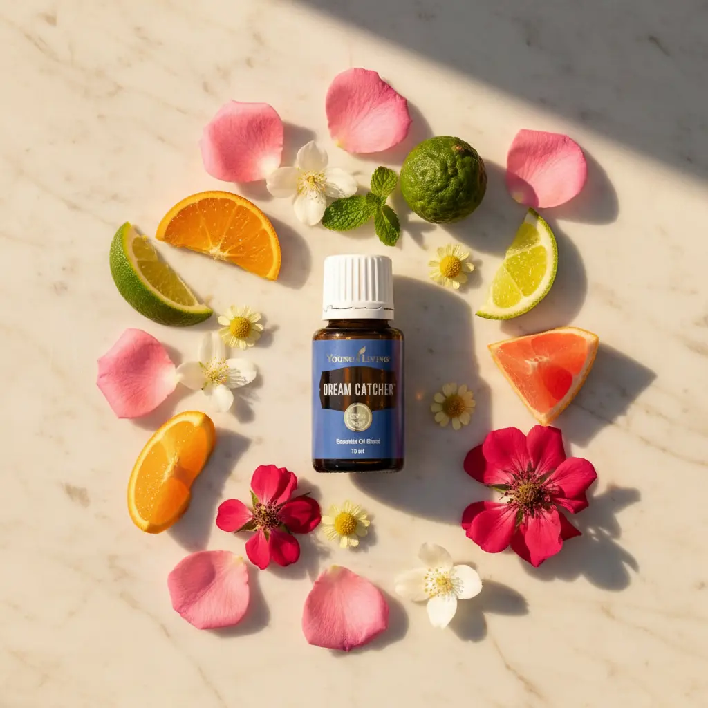 Dream Catcher Young Living España - Mezcla aromática premium con perfil cálido y envolvente