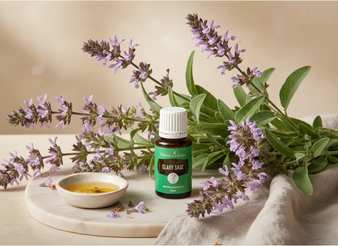 Esclarea Young Living España - Aceite esencial premium para bienestar femenino
