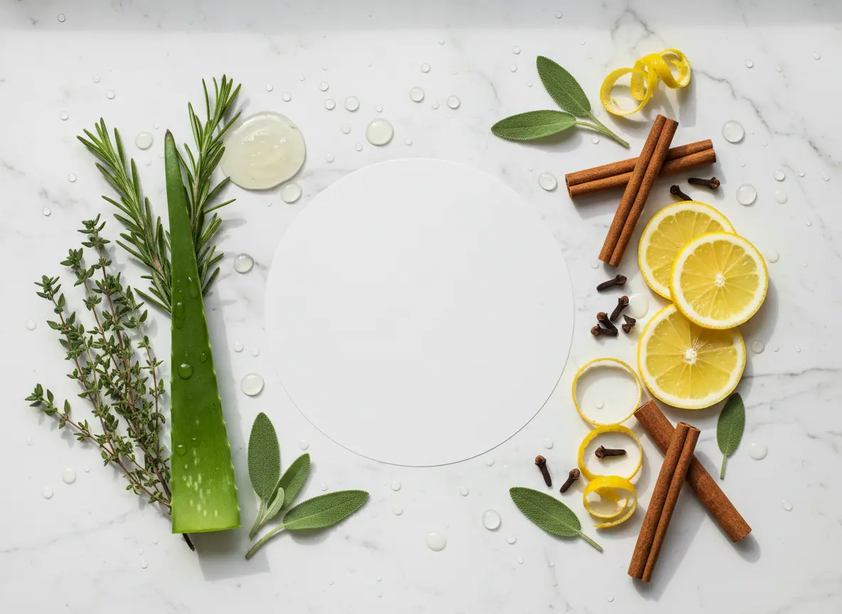 Ingredientes de Thieves Waterless Hand Purifier Young Living - composición botánica natural