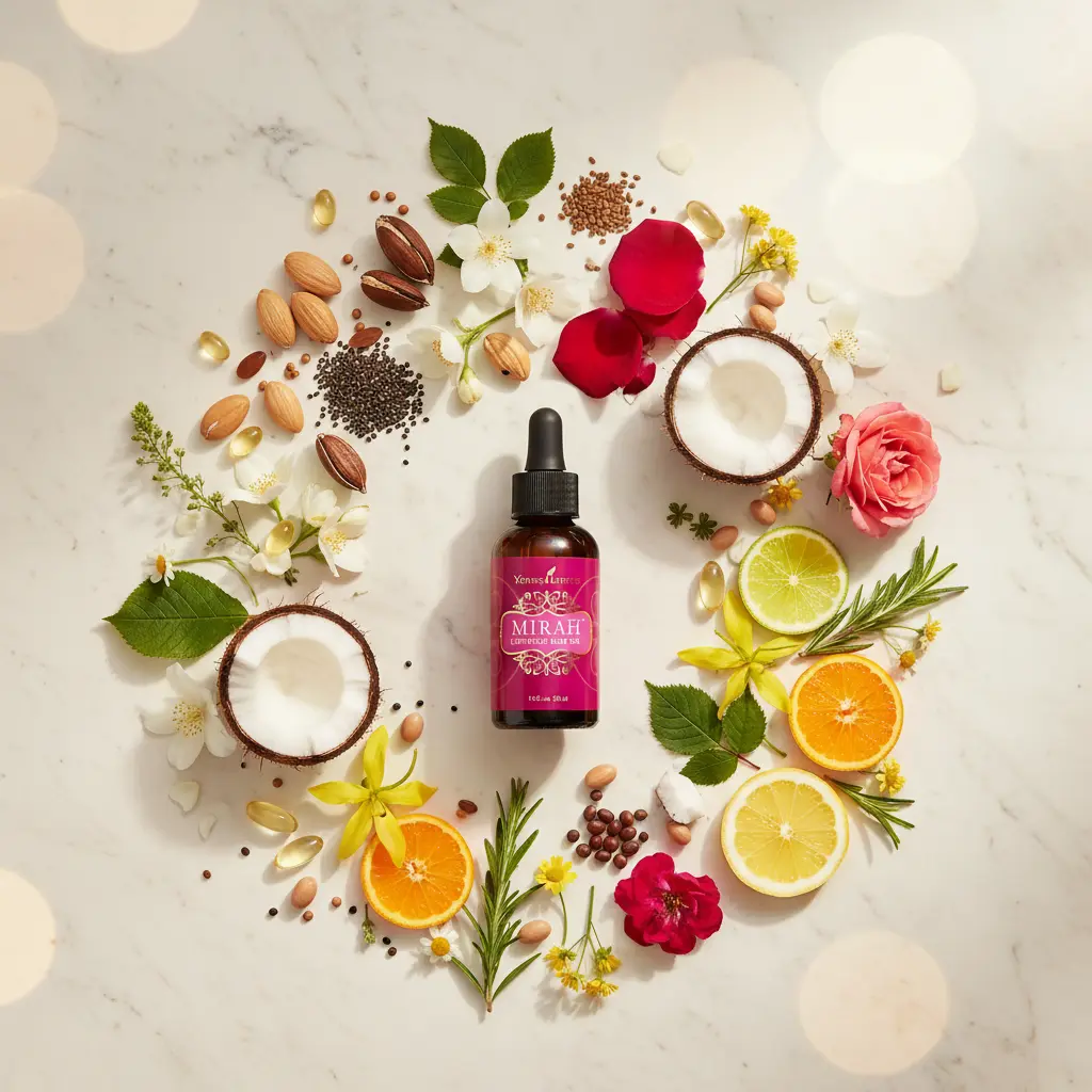 Mirah Lustrous Hair Oil Young Living España - Aceite capilar premium
