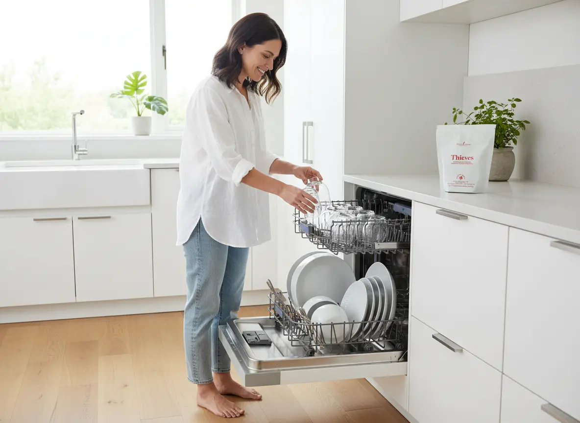 Thieves Dishwasher Tablets - Pastillas lavavajillas ecológicas sin plástico Young Living