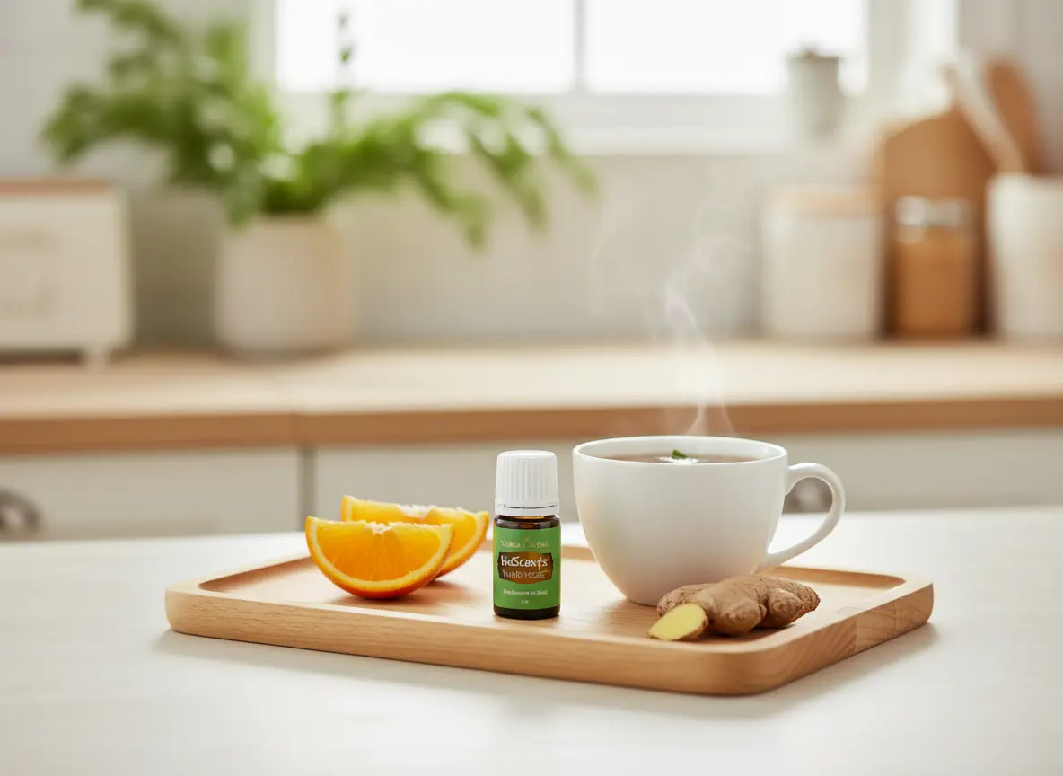 Aceite esencial TummyGize ingredientes naturales menta mandarina