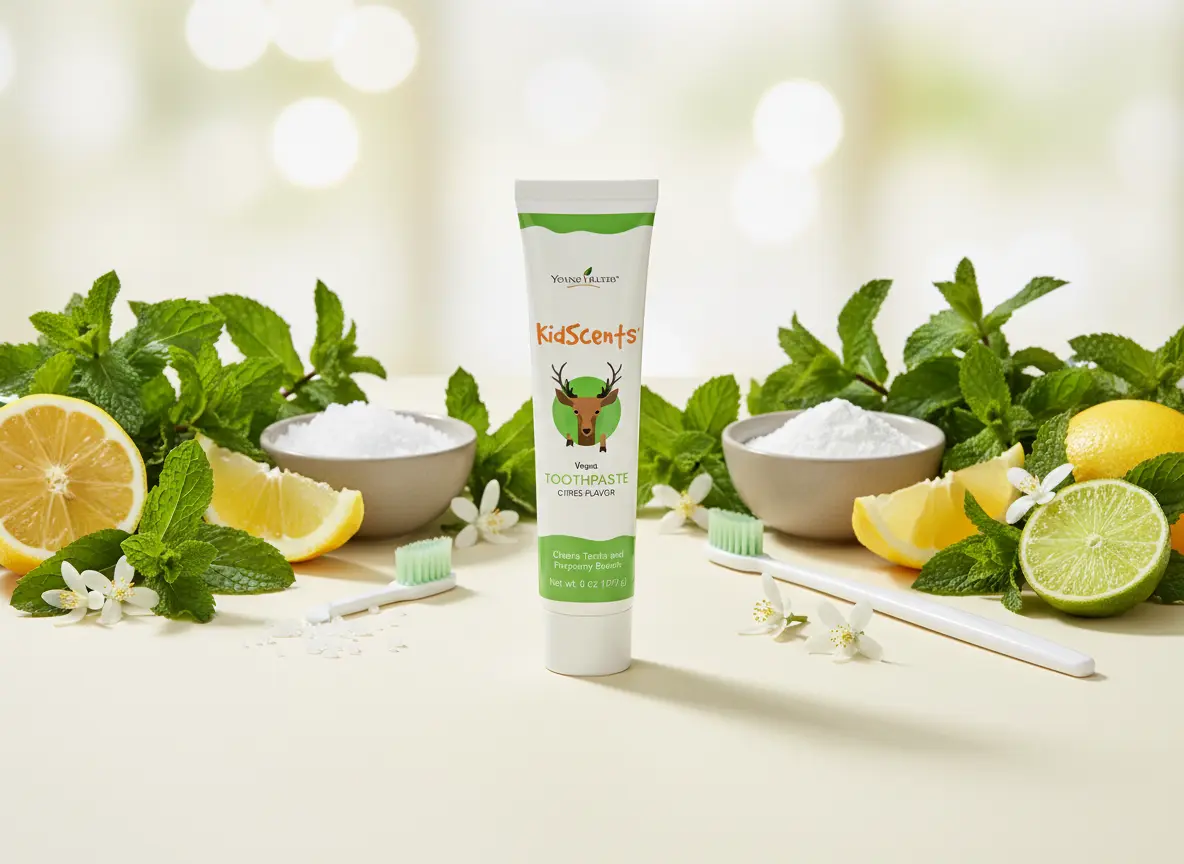 Pasta de dientes KidScents Slique de Young Living infantil natural