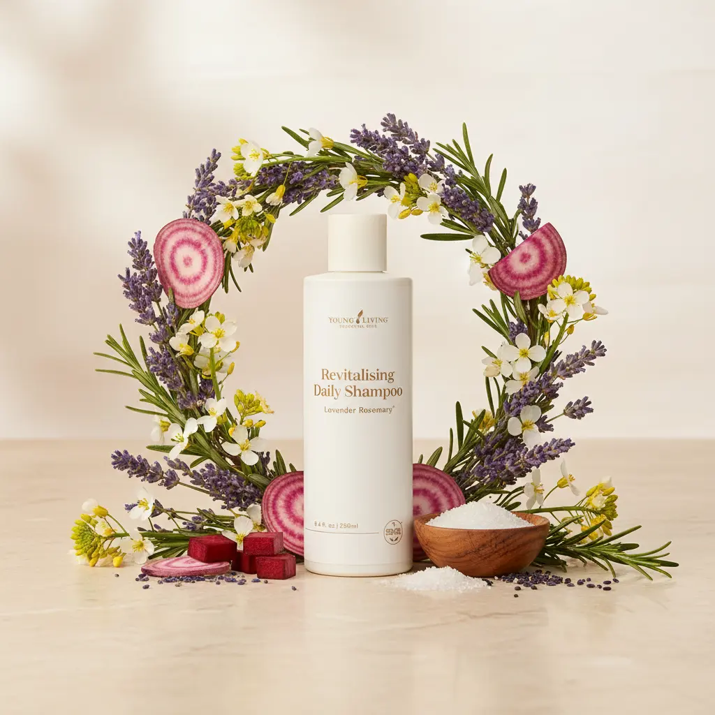 Revitalising Daily Shampoo, Lavender Rosemary Young Living España - Champú diario premium
